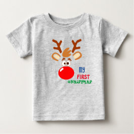 マイ初めてのクリスマスベビーTシャツ ベビーTシャツ