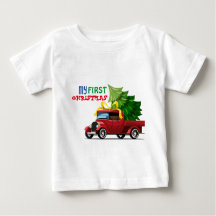 マイ初めてのクリスマスベビーTシャツ