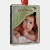 マイ初めてのクリスマスメタルフォトオーナメント メタルオーナメント (右)