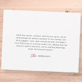 マイ初めてのクリスマスモダンプレイドベビー写真 ノートカード