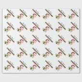 マイ初めてのクリスマスラッピング紙-新生児 ラッピングペーパー (フラット)