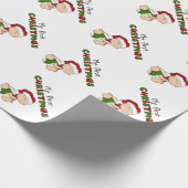 マイ初めてのクリスマスラッピング紙-新生児 ラッピングペーパー (角)