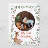 マイ初めてのクリスマス水彩 シーズンカード (正面/裏面)