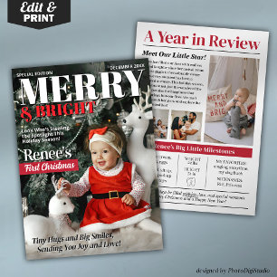 マイ初めてのクリスマス誌カバーグリーティングカード シーズンカード