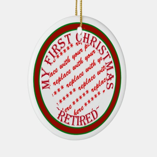 マイ初めてのクリスマス退職したフォトフレーム セラミックオーナメント (右)