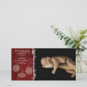 マイ初めてのクリスマス3白オーナメント シーズンカード (スタンド正面)