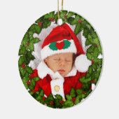 マイ初めてのクリスマス セラミックオーナメント (左)