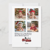 「マイ初めてのクリスマス」フォトコラージュ シーズンカード (裏面)