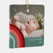 マイ初めてのクリスマスGroovyレトロ セラミックオーナメント (右)