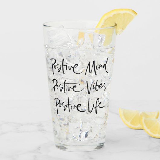 マイ前向きンドビ前向きブライフ前向き引用文  タンブラーグラス (アイス裏面)