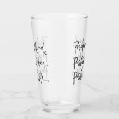 マイ前向きンドビ前向きブライフ前向き引用文  タンブラーグラス (右)