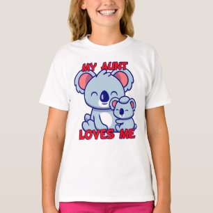 マイ叔母が私を愛すコアラ Tシャツ