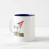 マイ吸ビーク ツートーンマグカップ (正面左)