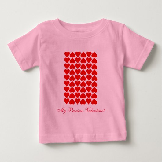 マイ大切バレンタインベビーシャツ ベビーTシャツ (正面)