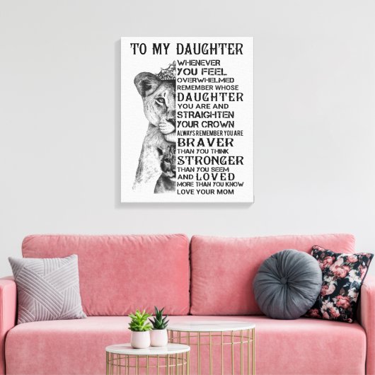 マイ娘 キャンバスプリント (インサイチュ (リビング))
