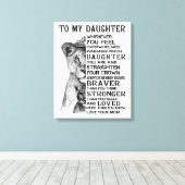 マイ娘 キャンバスプリント (インサイチュ (ウッドフロア))