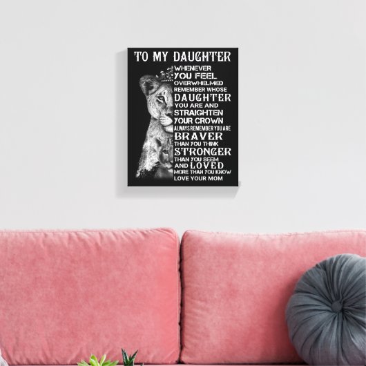 マイ娘 キャンバスプリント (インサイチュ (リビング))