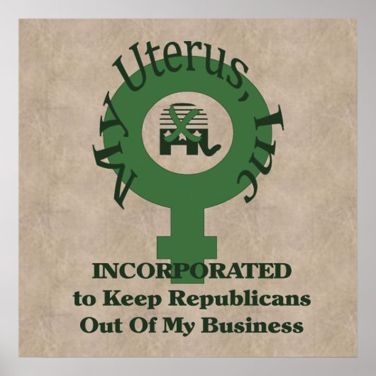 マイ子宮 ポスター (正面)