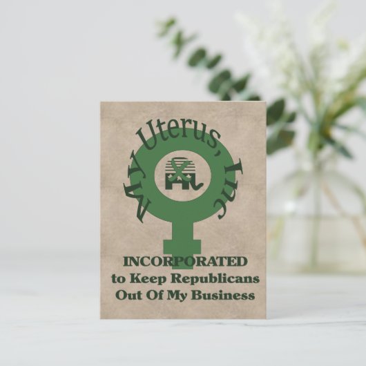 マイ子宮 ポストカード (スタンド正面)