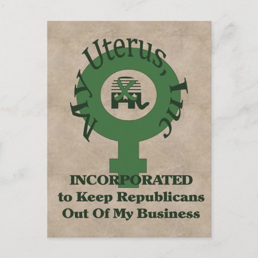 マイ子宮 ポストカード (正面)