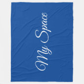 マイ宇宙青 フリースブランケット (正面)
