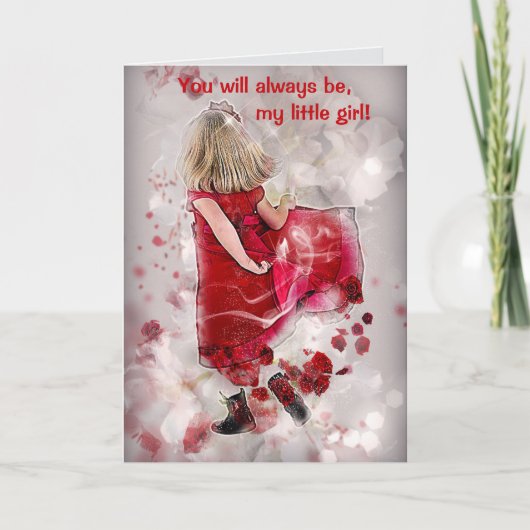 マイ小さな女の子 – いつでもカード サンキューカード (正面)