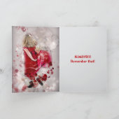 マイ小さな女の子 – いつでもカード サンキューカード (内部)