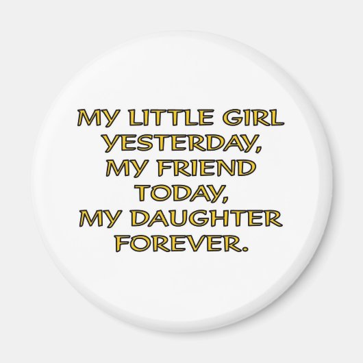 マイ小さな女の子 マグネット (正面)