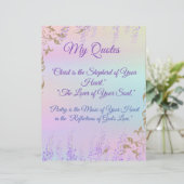 マイ引用文パーソナライズされた紙 (スタンド正面)