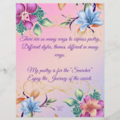 マイ引用文パーソナライズされた紙 (裏面)