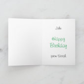 マイ感じパインかわいいわさびキャラクター引用文 カード (内部)