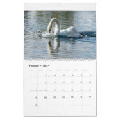 マイ春グローブ カレンダー (2月 2027)