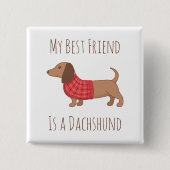 マイ最高のフレンドダシュンドウィーナードグレッドセーター 缶バッジ (正面)