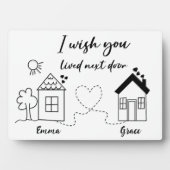 マイ最高のフレンドマイソウルシスター誕生日 フォトプラーク (正面)