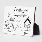 マイ最高のフレンドマイソウルシスター誕生日 フォトプラーク (側面)