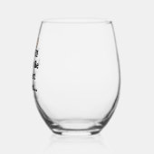 マイ最高のフレンド ステムなしワイングラス (左)