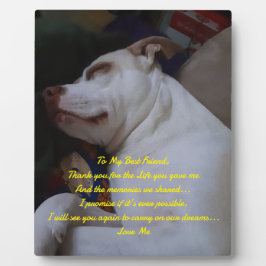 マイ最高のフレンド フォトプラーク