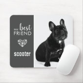 マイ最高のフレンドB&Wペットフォトパーソナライズされた マウスパッド (マウス)
