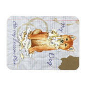 マイ柴犬食べレッスンプラン マグネット (横)