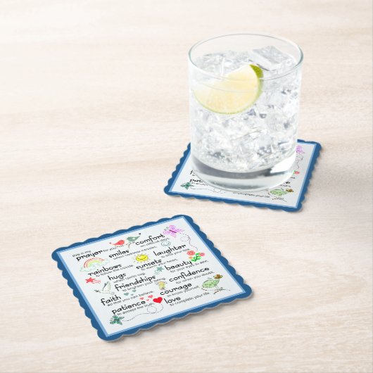 マイ祈りの言葉の恵み ペーパーコースター (インサイチュ)