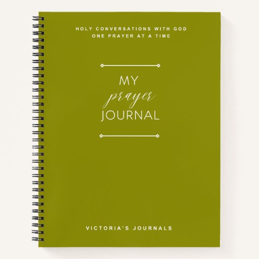 マイ祈りの言葉ジャーナル ノートブック (正面)