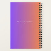 マイ祈りの言葉ジャーナル ノートブック (裏面)