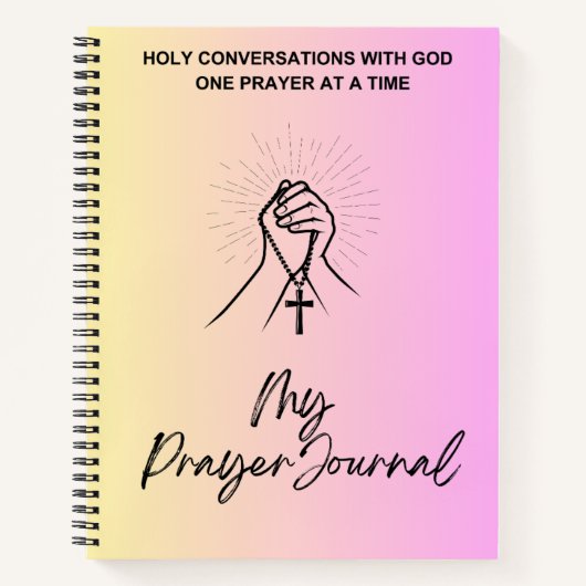 マイ祈りの言葉ジャーナル ノートブック (正面)