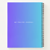 マイ祈りの言葉ジャーナル ノートブック (裏面)
