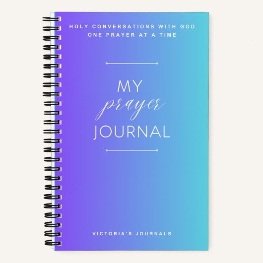 マイ祈りの言葉ジャーナル ノートブック (正面)