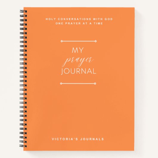 マイ祈りの言葉ジャーナル ノートブック (正面)