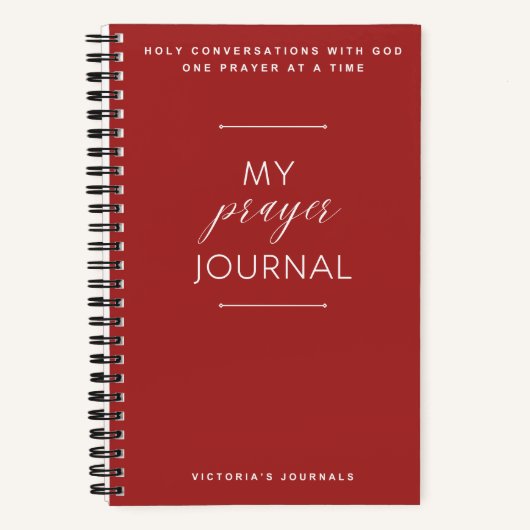 マイ祈りの言葉ジャーナル ノートブック (正面)