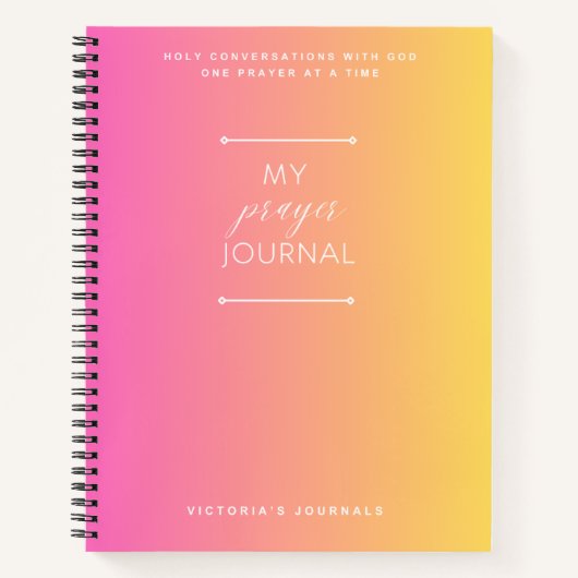 マイ祈りの言葉ジャーナル ノートブック (正面)