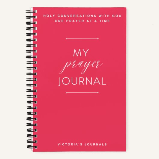 マイ祈りの言葉ジャーナル ノートブック (正面)
