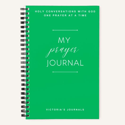 マイ祈りの言葉ジャーナル ノートブック (正面)